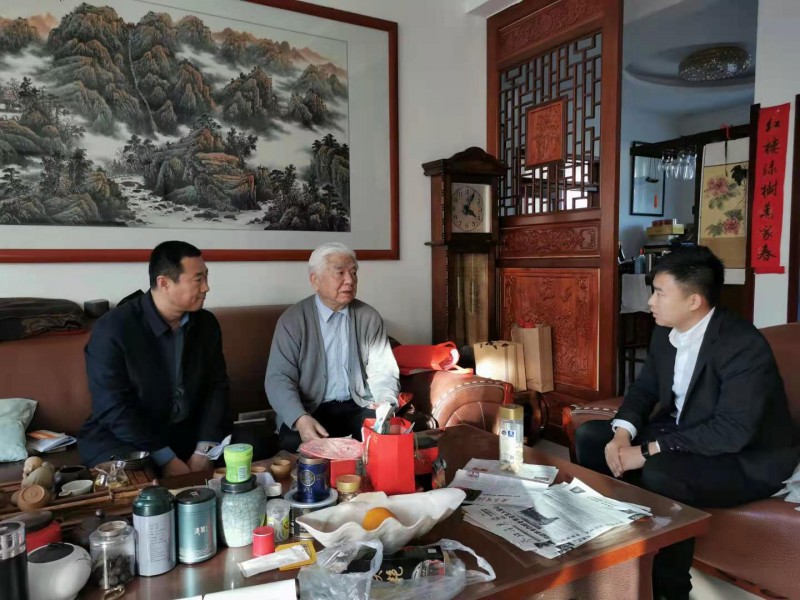 拜访李殿奎主席